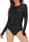 Zando UPF 50+ Women's Long Sleeve Rash Guard