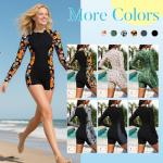 Zando Women's UPF50+ Tummy Control Rash Guard