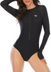 Zando UPF 50+ Women's Long Sleeve Rash Guard