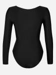 Women's Long Sleeve Cutout Rash Guard Swimsuit