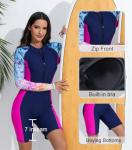 Halcurt Women's Long Sleeve Boyleg Rash Guard