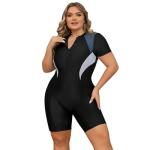 Plus Size Tummy Control Swimsuit for Paddleboarding