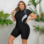 Plus Size Tummy Control Swimsuit for Paddleboarding