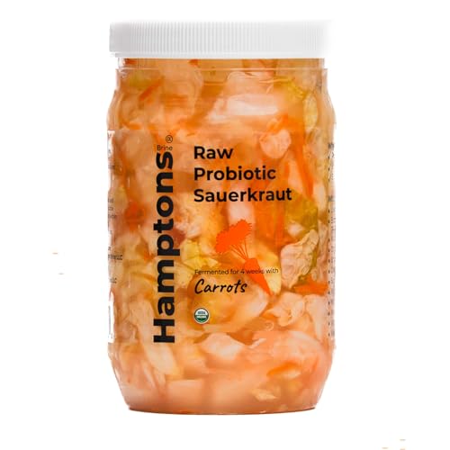 Classic Sauerkraut: Organic, Raw, Probiotics, Dairy-Free, Gluten-Free