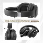 KVIDIO Wireless Over Ear Headphones with Microphone