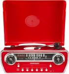 Crosley Powel 7-in-1 Bluetooth Vinyl Player, Red