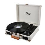 Bluetooth Vinyl Record Player with Built-In Speakers