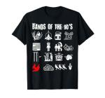 90s Iconic Alternative Rock Bands Funny T-Shirt