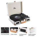 Bluetooth Vinyl Record Player with Built-In Speakers