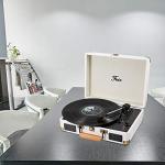 Bluetooth Vinyl Record Player with Built-In Speakers