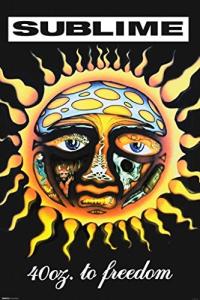 Sublime 40 Oz to Freedom Album Cover Poster