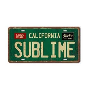 Sublime Vintage Metal Sign for Grunge Decor