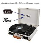 Bluetooth Vinyl Record Player with Built-In Speakers
