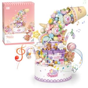 Falls Building Blocks Rotating Music Box Set