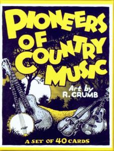 Country Music Pioneers Trading Card Set by R. Crumb