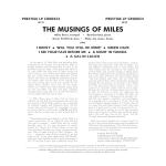 The Musings of Miles 180g Vinyl Record