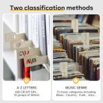 A-Z Vinyl Record Dividers with Genre Tabs – 13 Pieces