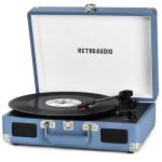 Bluetooth Vintage Suitcase Turntable with Speakers