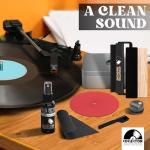 Vinyl Record Cleaning Kit with Brushes and Solution