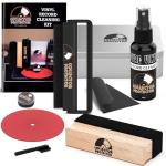 Vinyl Record Cleaning Kit with Brushes and Solution