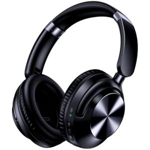 TAGRY Wireless Noise Cancelling Headphones with 100H Playtime