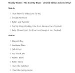 Muddy Waters - Me And My Blues - Colored Vinyl