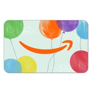 Amazon eGift Card - Colorful Balloons Birthday Gift