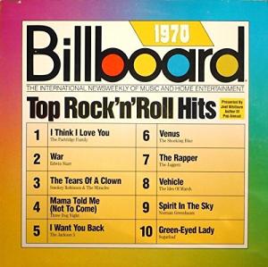 Top Rock & Roll Hits 1970 Vinyl Record