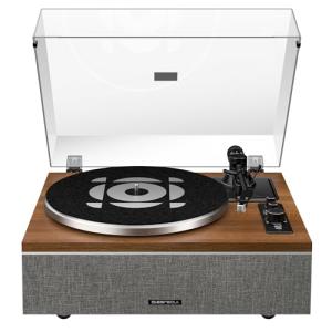 QLEARSOUL ONE-S Bluetooth Vintage Vinyl Record Player
