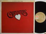 Carpenters A Song For You 12" LP (1972) A&M Records AMLS 63511 - Carpenters