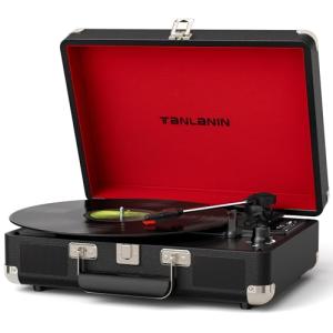 TANALNIN Bluetooth Portable Suitcase Turntable