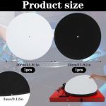 MBAIYO 12-Inch Turntable Slipmats - 2 Pack