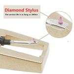 Upgraded Golden Stylus Needles for Turntables (3-Pack)