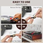 JoTownCand 5PCS Ruby Record Player Needle Kit