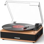 Bluetooth Vinyl Record Player with Stereo Speakers