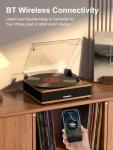 Bluetooth Vinyl Record Player with Stereo Speakers