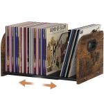 Expandable Vinyl Record Storage Rack with Divider