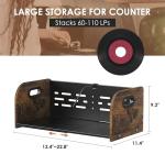 Expandable Vinyl Record Storage Rack with Divider