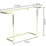 Modern Metal Wall-Mounted Vinyl Record Storage Racks