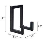 Black Vinyl Record Storage Holder and Album Organizer