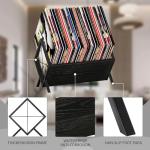 YINMIT 1-Tier Vinyl Record Storage Rack - Black