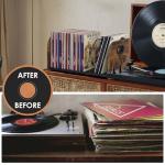 Expandable Vinyl Record Storage Rack with Divider
