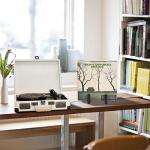 Black Vinyl Record Storage Holder and Album Organizer