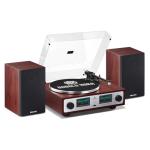 Angels Horn Bluetooth Turntable with Speakers and Preamp