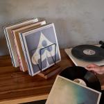 ZICOTO Stylish Vinyl Record Storage for 75 Albums