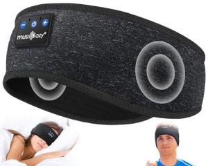 Bluetooth Sleep Headphones with Eye Mask and Speakers