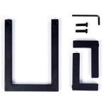 Black Vinyl Record Storage Holder and Album Organizer