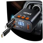 Bluetooth Car Adapter and Fast Charger 4-in-1
