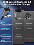 Bluetooth Car Adapter and Fast Charger 4-in-1
