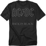 AC/DC Back Logo Rock T-Shirt - Black XL